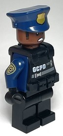 LEGO SH0417 GCPD Officer (2017, Batman, Swat Gear, DC Universe, 70915) Canadian