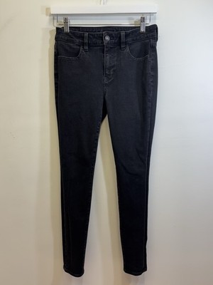 American Eagle Outfitters Women's High-Rise Black Denim Jegging Jeans, Size 4