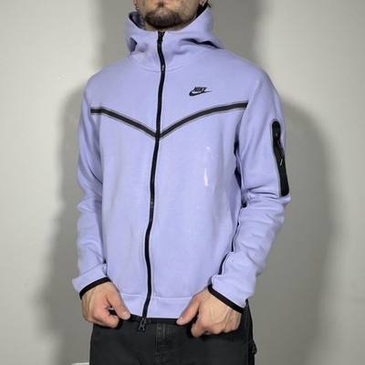 Nike Tech Fleece Hoodie Mens Medium Purple Full Zip Windrunner Jacket CU4489-569