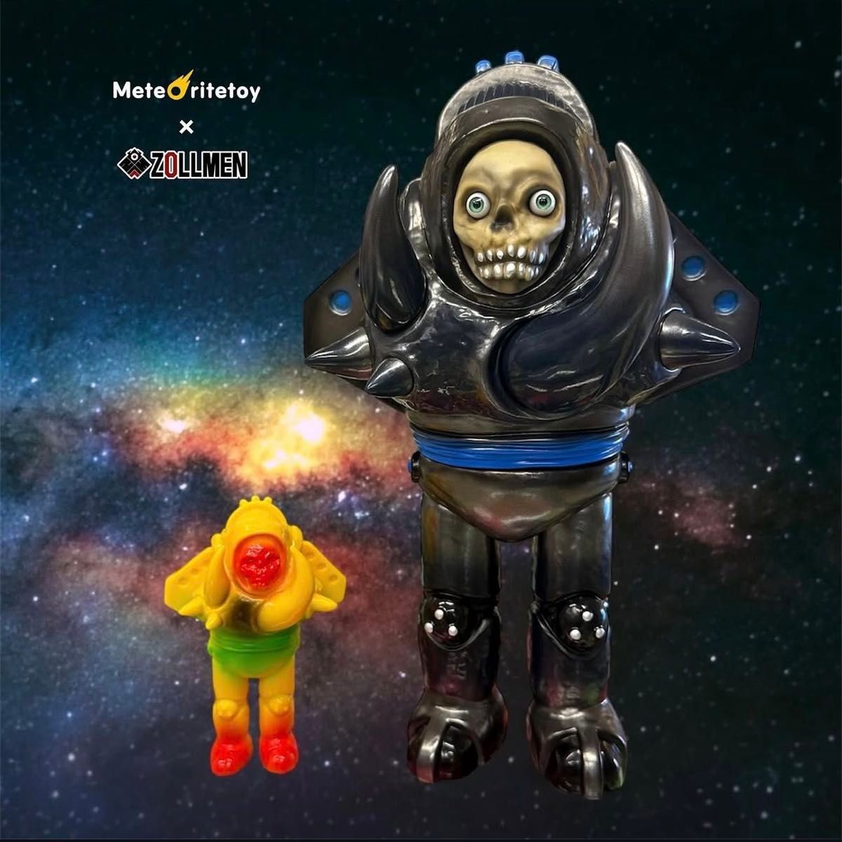 Meteoritetoy x ZOLLMEN ミニCRUSHER 56 MeteoriteToy x Zollmen Crusher 56 Sofubi Figure Japan Rare Limited