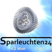 4,2W GU10 Led Lampe Birne Leuchtmittel Strahler Ww 2800K