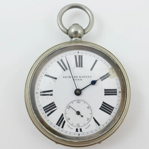 Antique Richard Kaiser York Swiss Made Pocket Watch - Spare & Repair
