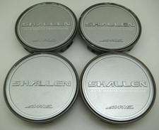 Ame Shallen Wheel Center Caps 4pcs Full Set Cap46b 75mm Genuine Jdm Wheels Used