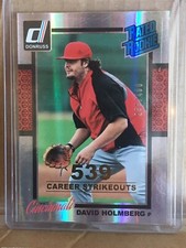 2014 David Holmberg /400 Donruss Foil Refractor Rated Rookie