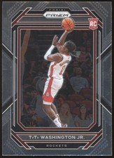 2022-23 Panini Prizm #243 TyTy Washington Jr. Rockets Basketball Card RC
