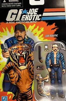 RARE G.I. JOE EXOTIC TIGER KING TOY ADVERTISEMENT POSTER PRINT 18