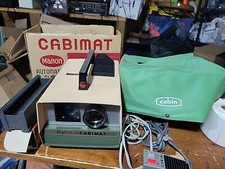 Vintage Cabimat Cabin Automatic Slide Projector With Remote  Electrical Plug