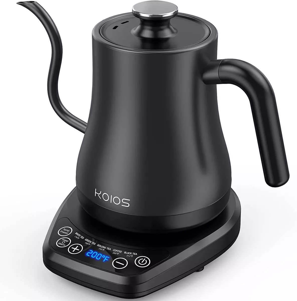 COSORI Electric Gooseneck Kettle with 5 Temperature Control Presets, Pour  Over Kettle for Coffee & Tea, Hot Water Boiler, 100% Stainless Steel Inner