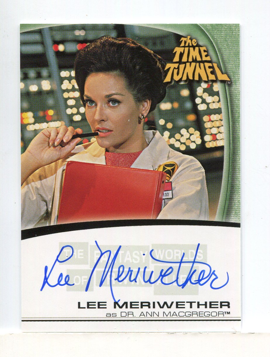 Fantasy Worlds of Irwin Allen The Time Tunnel Lee Meriwether Autograph Card A3