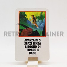 Gioco da Tavolo MB - L'ISOLA DI FUOCO - Card Carta Originale Avanza di 5 Spazi