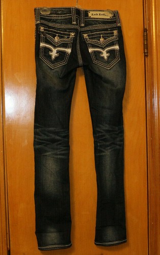 Rock Revival Women's Jeans 25 x 31 Distressed Madison Straight - Picture 3 of 8