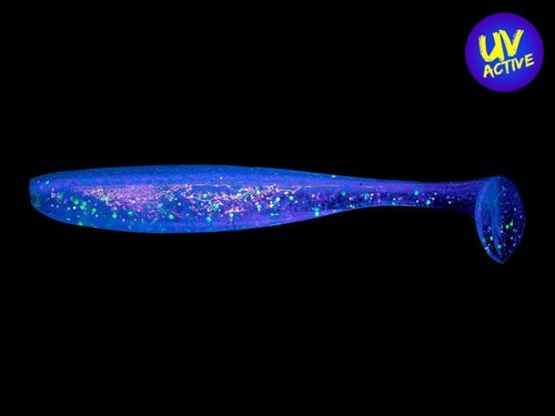 Keitech 4" Easy Shiner Sexy Shad UV Aktiv 7 Stück 10cm 5g Gummifisch Gummiköder - Bild 3 von 3