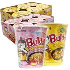 Samyang Hot Chicken Flavour Cup Ramen HALAL (Mix 12 Cups - Carbonara & Cheese)