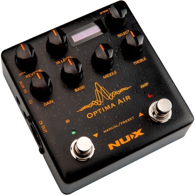 NUX Optima Air 【プリアンプ シュミレーター】 Amazon.com: NUX Optima Air Dual-Switch Acoustic Guitar