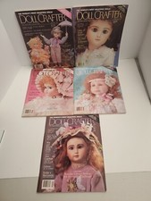 Lot of 5 DOLL CRAFTER Magazines W/Patterns 1991 Jan,Feb,Mar,May  Sept