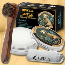 3 PCS Mink Oil for Leather Boots Cleaner and Conditioner 3.53oz