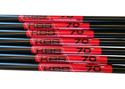 KBS TGI Tour Graphite Iron Shafts Regular Flex 70g Uncut 41'' Set of 7 .370 NEW