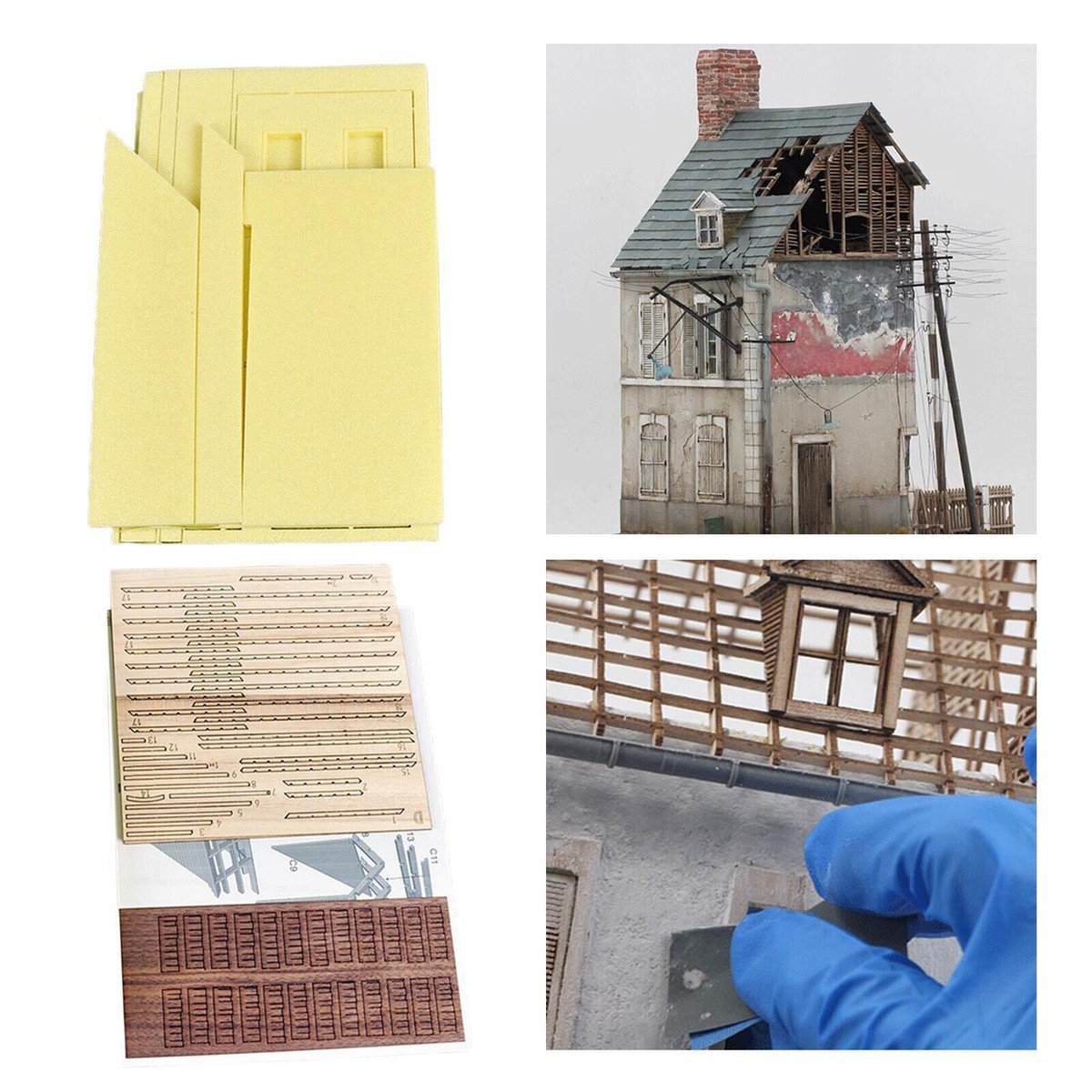Building Model Box Collectible Buildings Building Model Architecture | Miniature ...