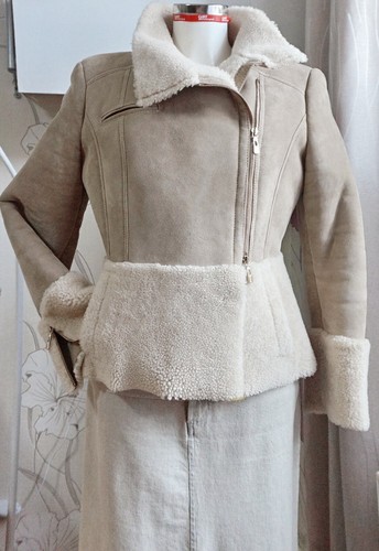 Luxus Madeleine Echt Lammfell Gr.38 Winterjacke Leder Damen - Bild 5 von 22