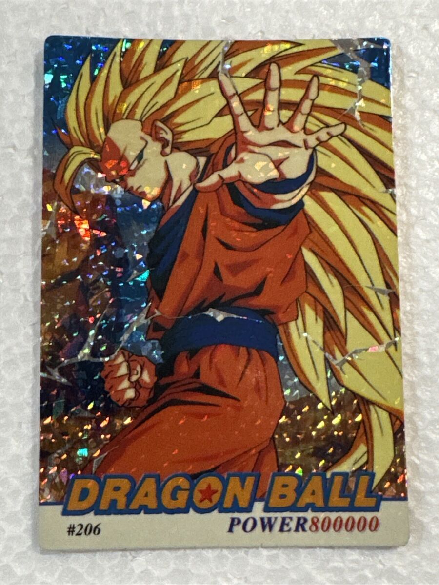 DRAGON BALL Z - Japanese Trading Card #206 - SS3 SON GOKU DRAGON BALL Z - Japanese Trading Card #206 - SS3 SON GOKU