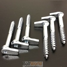 SCREW HOOKS WITH CROSS SLOT GALVANISED STEEL SELF TAPPING WOOD SCREWS UK