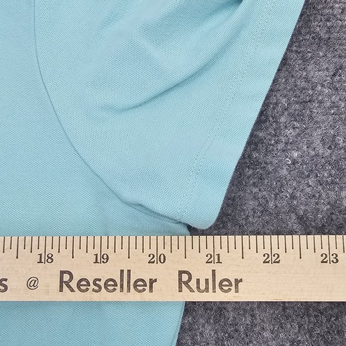 Tommy Hilfiger Polo Shirt Women's Large Teal Blue Green Ladies Casual T-Shirt - Picture 16 of 17