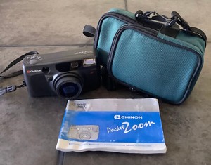 Chinon Pocket Zoom Compact 38-60mm with Carrying Case