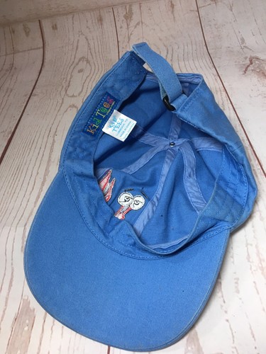 Kid Tees Cotton Baseball Hat Cap Children Youth Blue Crab Embroidery - Picture 6 of 7