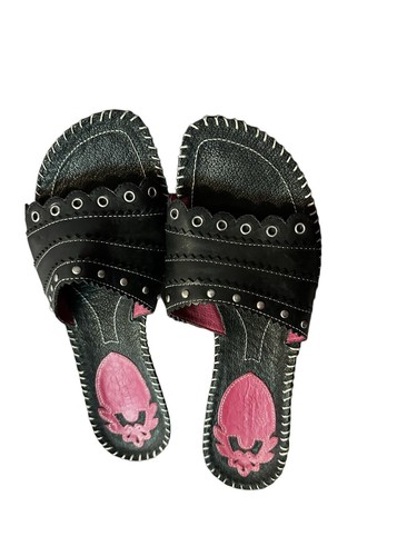 Sandali slip-on Indigo by Clarks 8M in pelle nera - Foto 7 di 10