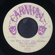 EARL WILLIAMS: you ain't puttin' out nothin' but the lights / hungarian rhapsody