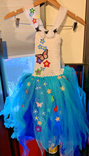 Rainbow Butterfly Costume, Girls Fairy Costume, Child, Toddler, Tutu Dress, Kids