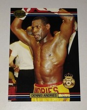 1991 Ringlords DENNIS ANDRIES #19 boxing card ~ F1