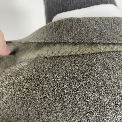 J Ferrar Blazer Jacket Mens 46L Gray Solid Three Button - Picture 6 of 10
