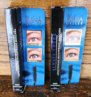 #ad Lot Of 2 Laura Geller ALWAYS THERE Lengthening Waterproof Mascara Black .35 oz. $12.00