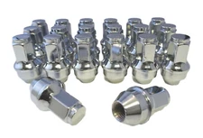 24 14x2.0 Chrome OE Factory Style Lug Nuts for 2000-2014 Ford F-150 Stock Wheels