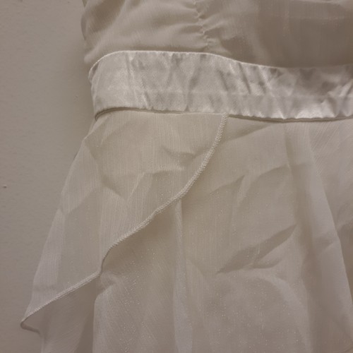 Girls BCX White nice Party Dress - Size 14 Sleeveless 100% Polyester - Picture 5 of 10