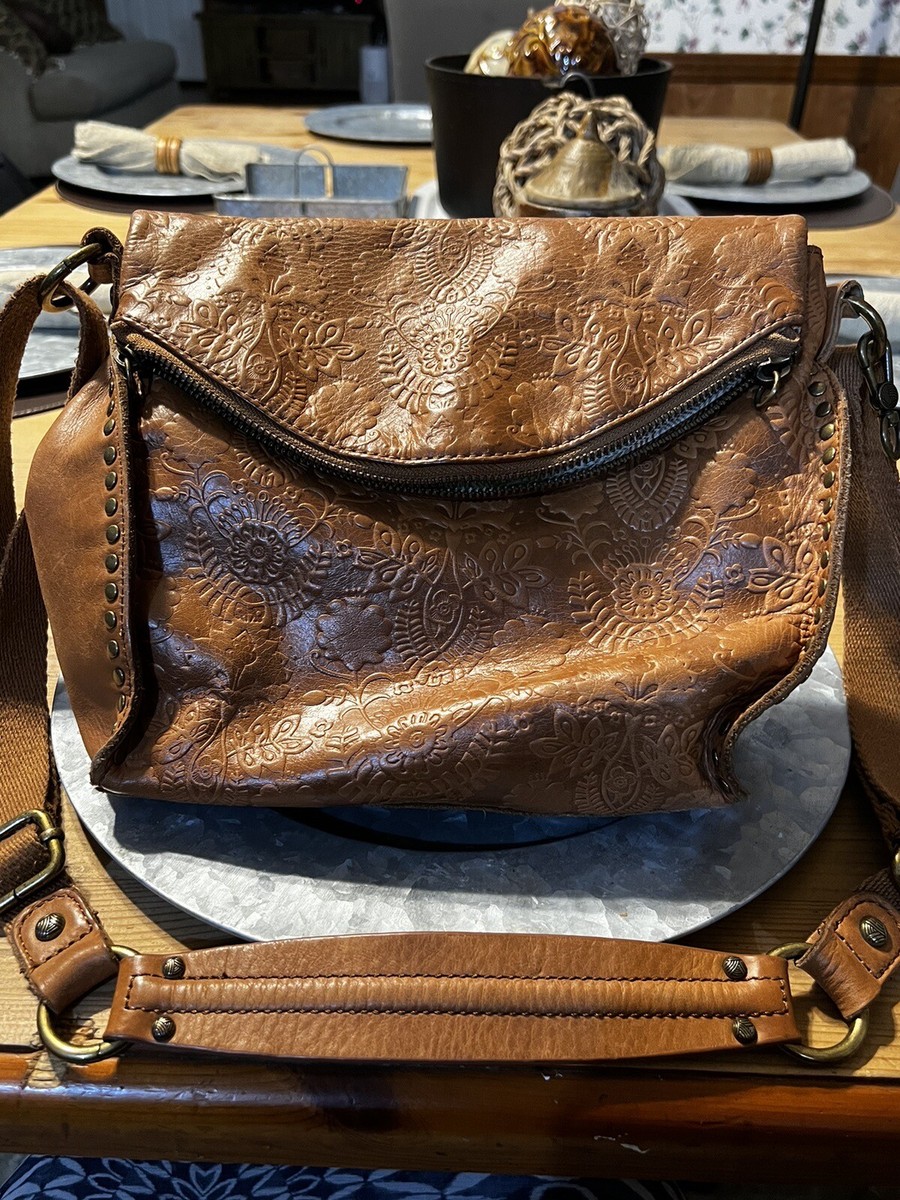 The Sak Women's Silverlake Handbag Purse Tan Leather Crossbody Bag 