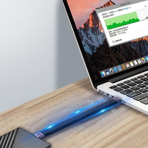 Ultra Short Type C Cable USB Female to Type-C Male Fast Charger Sync Data Cable - Zdjęcie 6 z 9