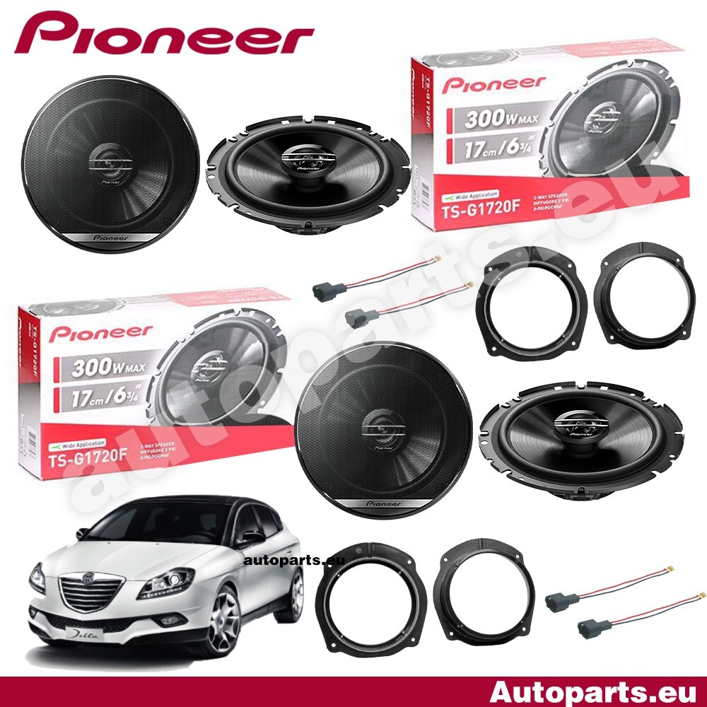 Upgrade Audio Pioneer Lancia Delta 3 | Kit Casse 165mm Anteriori Posteriori