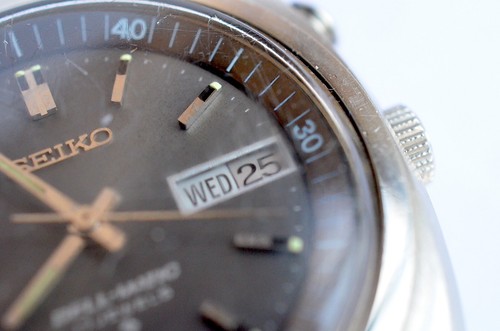 My SEIKO Bell-Matic 4006-6031 Alarm Rare Black Dial with Original Stelux Braclet - Picture 7 of 11