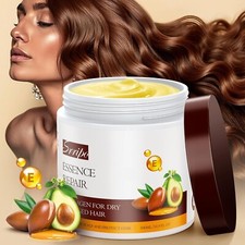 Keratin Hair Treatment with 4 Hydrolyzed Proteins, Moroccan  Avocado Oils