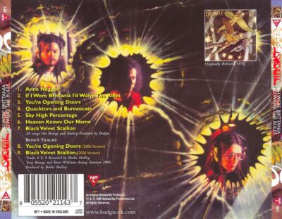 BUDGIE (METAL) - IF I WERE BRITTANIA I'D WAIVE THE RULES [REMASTER] NEUE CD