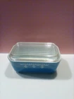 Vintage HTF Pyrex Garland Small Refrigerator Dish and Lid in VG Condition