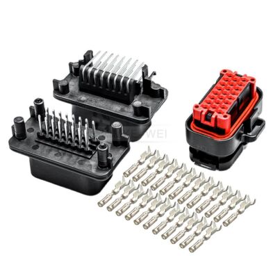 23 Pin Tyco AMPSEAL Automotive ECU PCB Male/Female