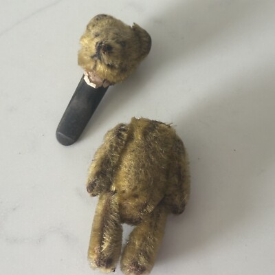 Schuco Manicure Miniature Teddy Bear 1930 s Antique Rare Vintage