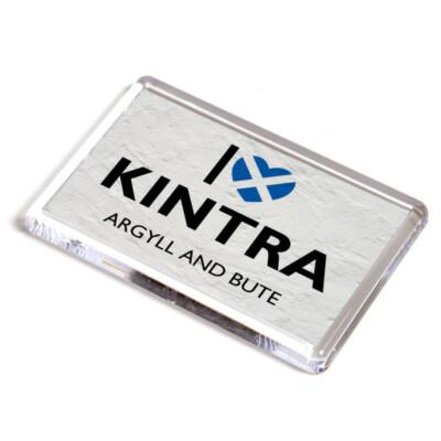 KÜHLSCHRANKMAGNET - Ich liebe Kintra, Argyll und Bute, Schottland
