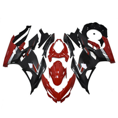 ABS Injection Fairing Fit for Kawasaki NINJA400 2018-2023 EX400 Red Black Body