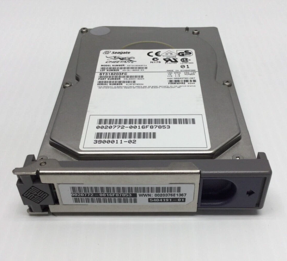 LOT 18GB SUN 5404191-01 SEAGATE 3900011-02 ST318203FC 3.5" HDD - Image 2 of 4