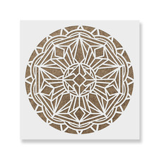 Deco Mandala Stencil - Durable  Reusable Mylar Stencils
