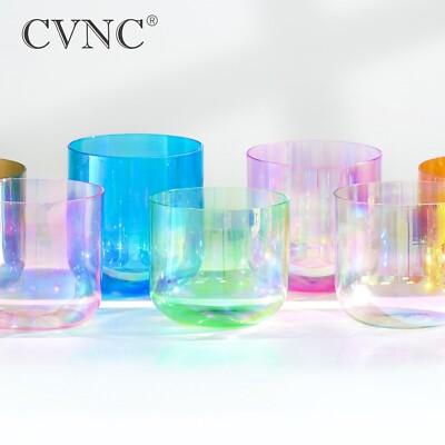 CVNC 432Hz Clear Crystal Singing Bowl Quartz Alchemy  Sound Heal/Meditation/Yoga